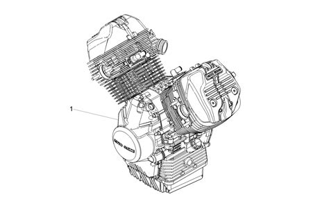 Dettaglio motore Moto Guzzi California 750