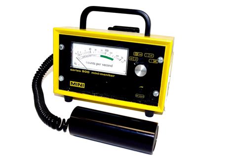 Grafico che mostra la gamma di forme d'onda del WMD Devices Geiger Counter