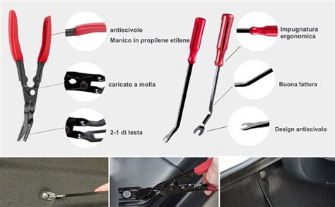 Attrezzi per smontare pannelli porta auto