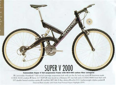 Cannondale Super V con forcella Lefty