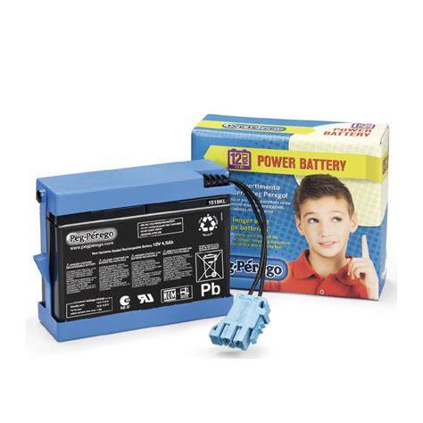 batteria Peg Perego e caricatore originale