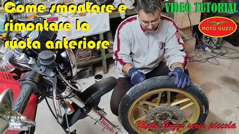 Dettaglio ruota anteriore 16 pollici Moto Guzzi SP II