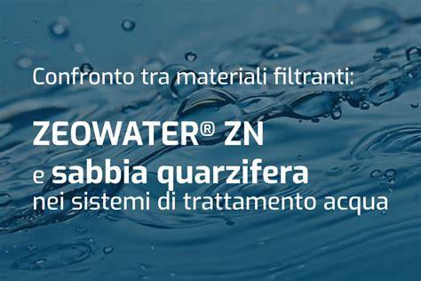 filtrazione acque adeguata e componenti