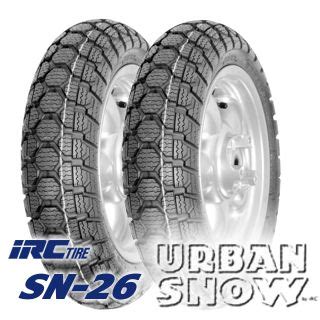 Pneumatico IRC SN-26 URBAN SNOW su strada ghiacciata