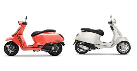 Confronto tra Vespa originale e un clone
