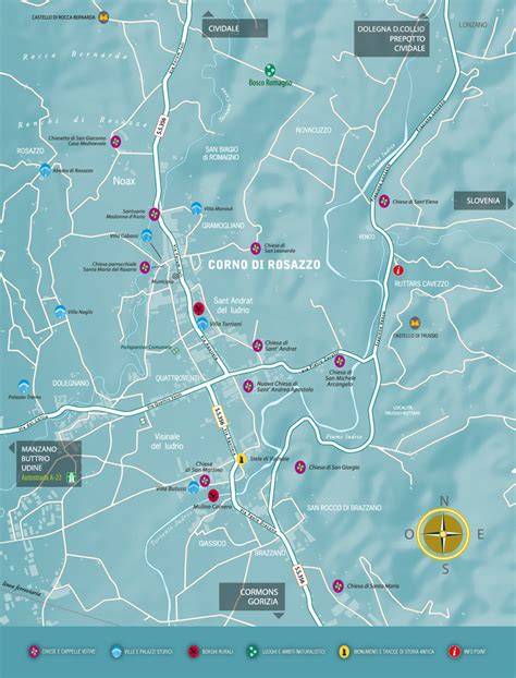 mappa circuito corsa Corno di Rosazzo