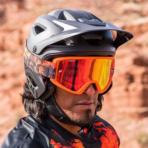 Giro Tazz MTB Goggles in action on a trail