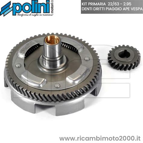 frizione ape 50 schema denti 22 e 63