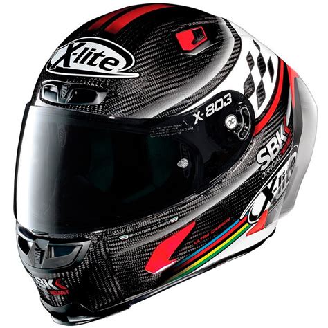 Casco X-Lite X-803 RS Ultra Carbon SBK in primo piano
