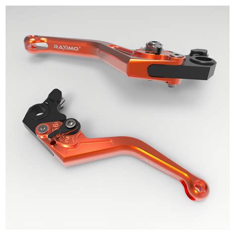 Set di leve freno e frizione personalizzate su una moto