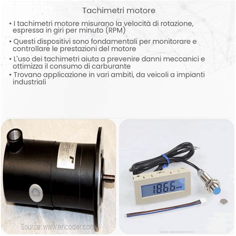Schema di un tachimetro con indicatori