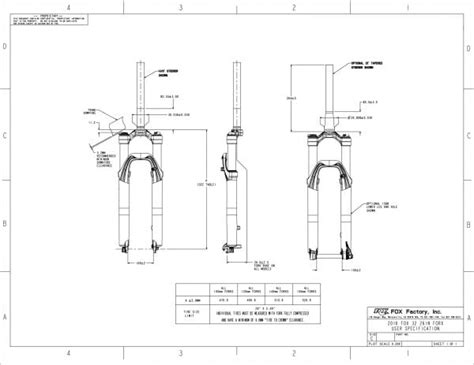Schema interno forcella MTB
