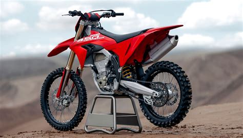 Moto da cross in azione