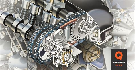 Schema motore BMW Z4 2.5i con evidenziato il variatore di fase