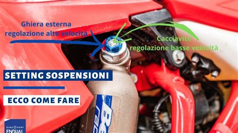 Schema di regolazione precarico ammortizzatore scooter