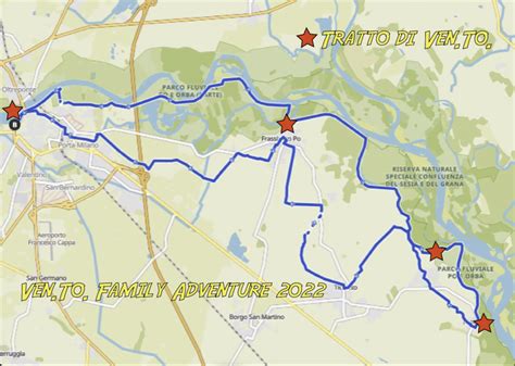 Mappa schematica della Ciclovia del Trasimeno