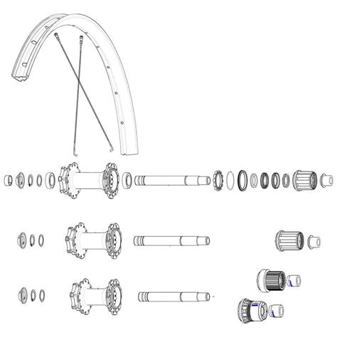 Schema del mozzo Mavic Infinity con sistema ID360