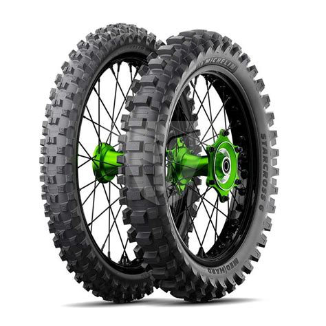Schema del battistrada Michelin StarCross 6 con tasselli posizionati in zone