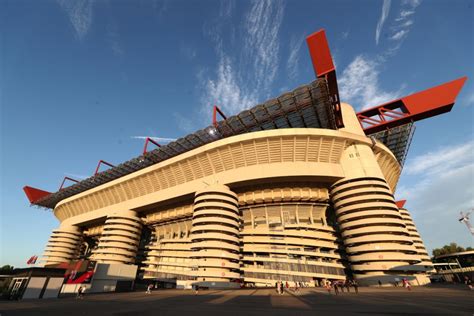 San Siro stadium during a Milan derby match