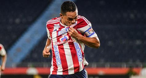 Carlos Bacca celebrating a goal