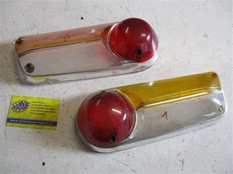 Coppia plastiche fanali posteriori moto Guzzi Ercole