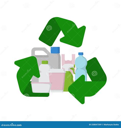 Illustrazione del concetto di riciclo di biciclette