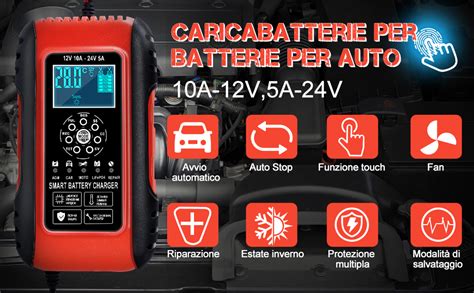 Diagramma che illustra le fasi di carica di un caricabatteria intelligente