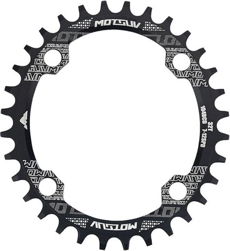 Primo piano di una corona singola per bicicletta