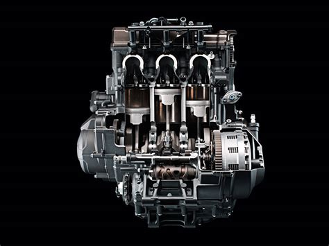 Schema tecnico del motore Yamaha CP3