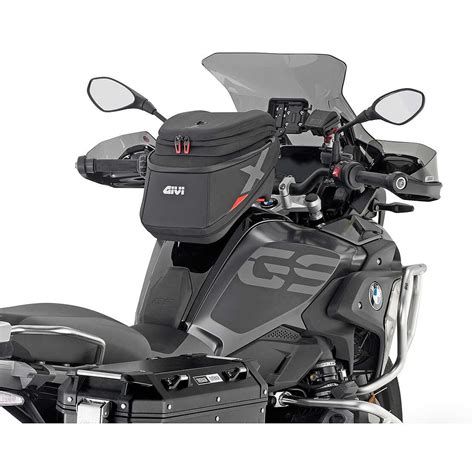 Givi Tanklock bag on a BMW GS motorcycle