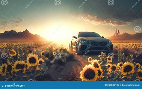 Campo di girasoli lungo la ciclovia