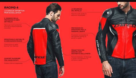 Dettaglio protezioni certificate su spalla e gomito di una giacca Dainese