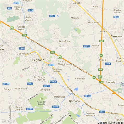 Vista aerea di Cerro Maggiore