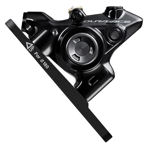 Pinza freno a disco Shimano Dura-Ace BR-R9270 montata su una forcella da bici da corsa