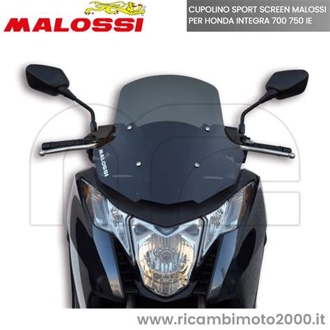 Honda Integra con cupolino Malossi AEROSPORT fumé