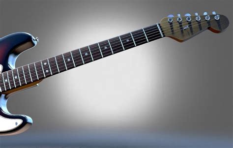 Immagine di una chitarra elettrica con manico bolt-on