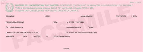 Documento foglio rosa