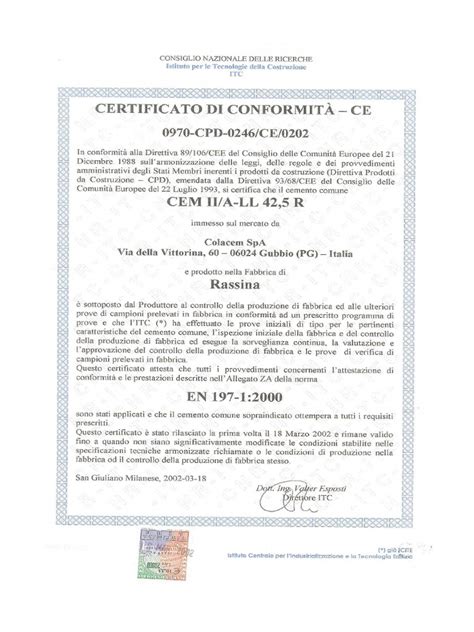 Certificato di conformità per ricambi Vespa