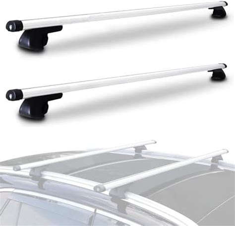 Barre portatutto in acciaio per auto senza railing
