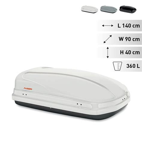 Box portapacchi da tetto di grande capacità