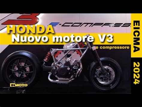 Diagramma del motore V3 Honda con compressore elettrico