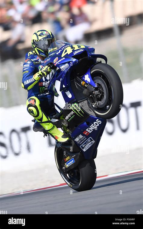 Valentino Rossi durante una gara MotoGP