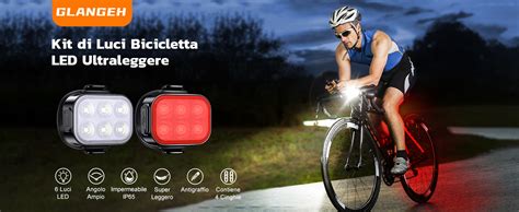 Dettaglio luci LED integrate su bicicletta Atala