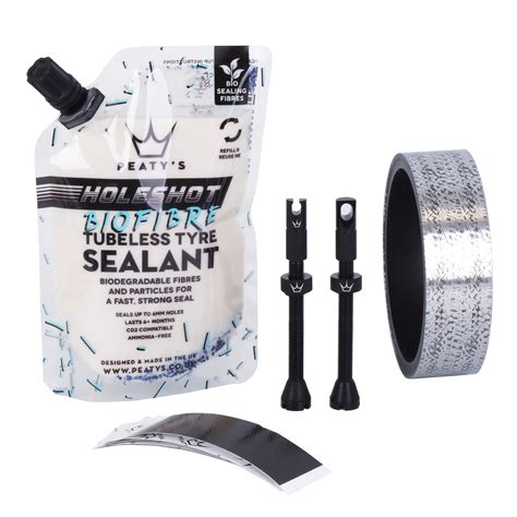Componenti di un kit di conversione tubeless