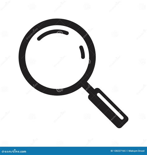 Icona di una lente d'ingrandimento su una moto