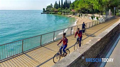 Mappa del progetto Garda by Bike con i tratti completati e in costruzione