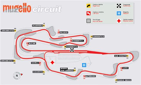 Circuito del Mugello con tribune piene di tifosi