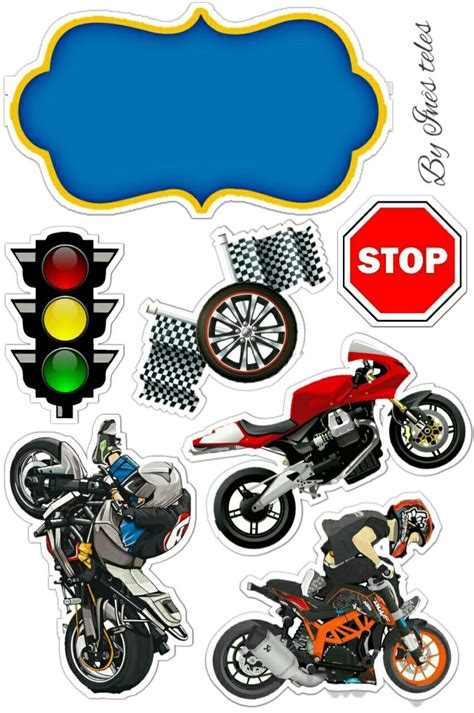 Puffi in moto: un cake topper creativo