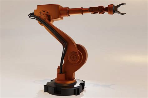 Applicazione di un motore ad albero cavo in un braccio robotico per il passaggio di cavi