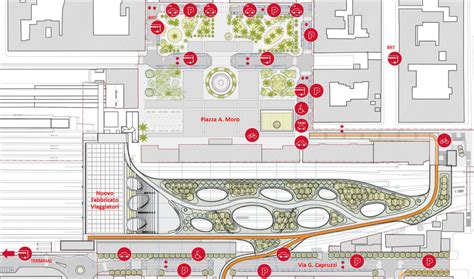 Mappa stilizzata che mostra la posizione dell'Hotel Majesty rispetto alla Stazione Centrale di Bari e le principali linee di trasporto pubblico